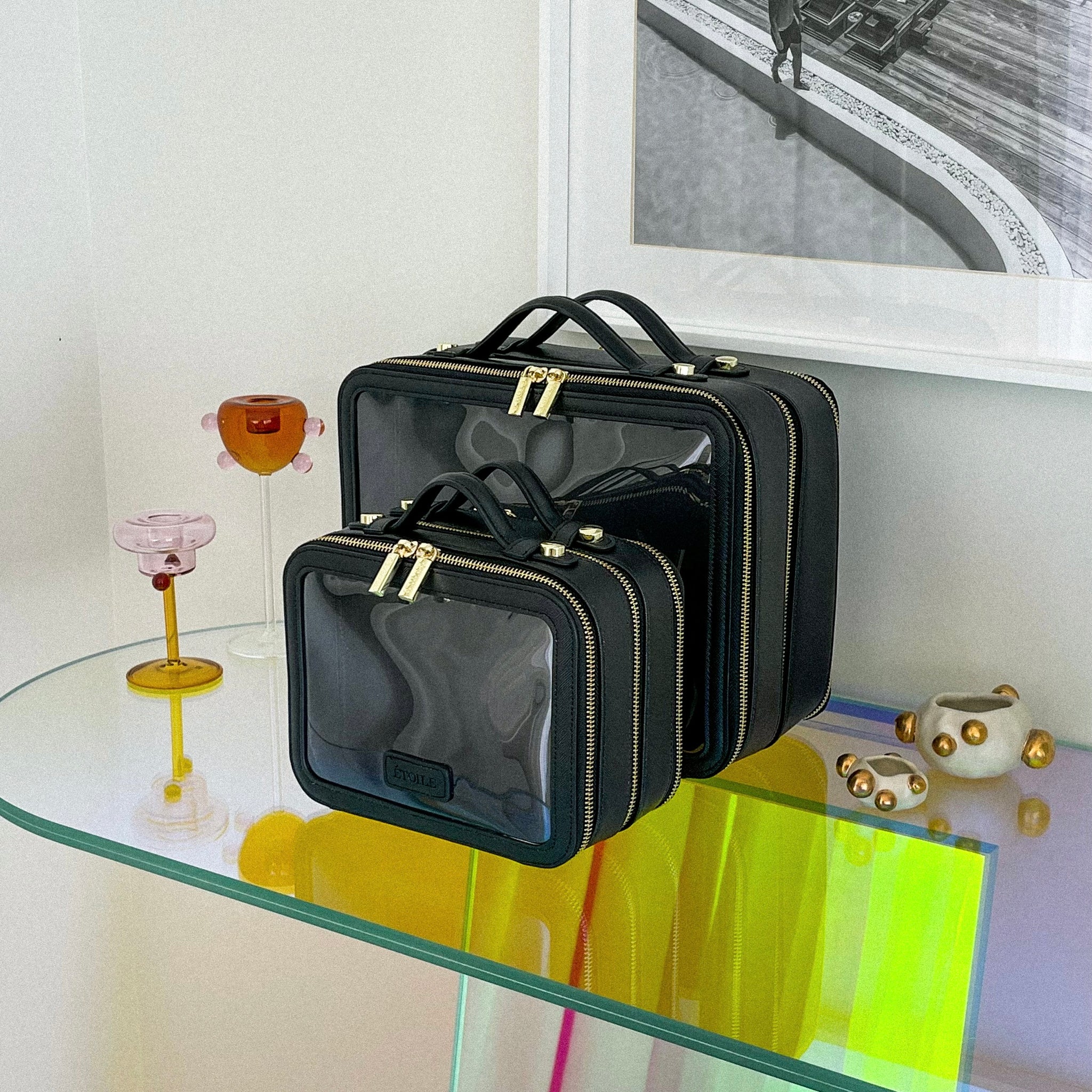 ETOILE Large Twin Cosmetic Case